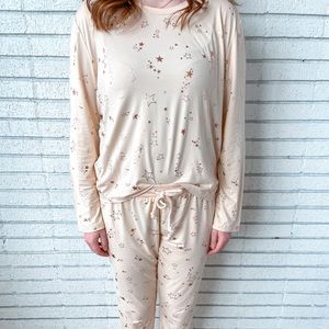 Rose Gold Star Pajama Set